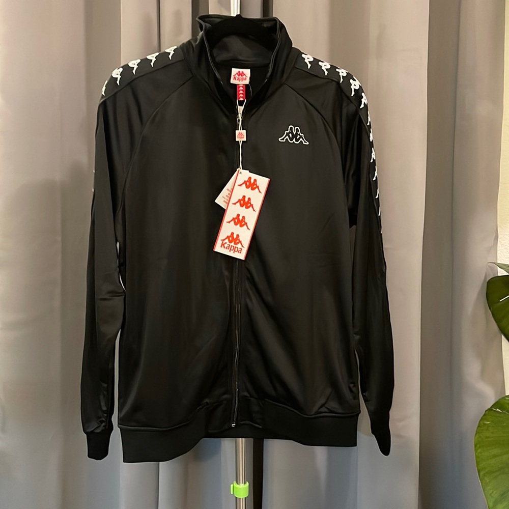 Kappa Track Jacket•Black•Medium•NWT